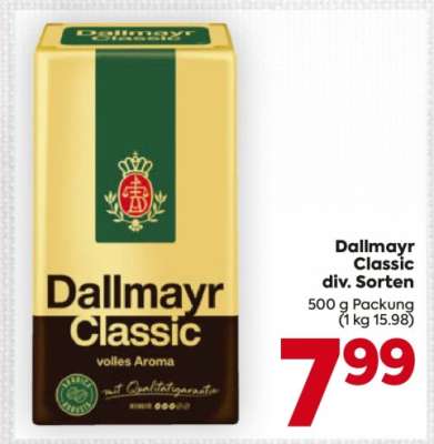 Dallmayr Classic div. Sorten