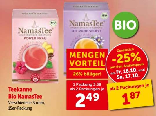 Teekanne Bio NamasTee