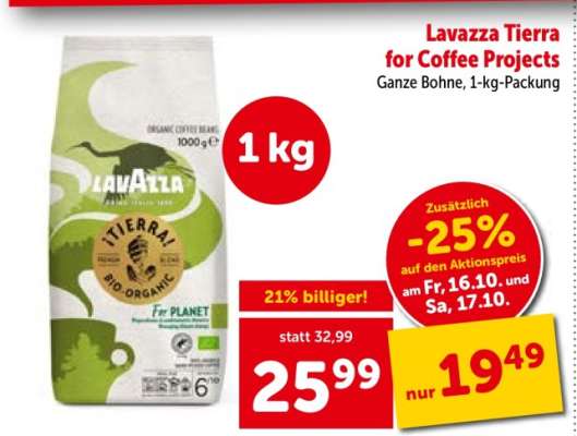 Lavazza Tierra for Coffee Projects