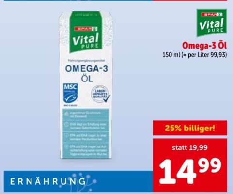 Omega-3 Öl