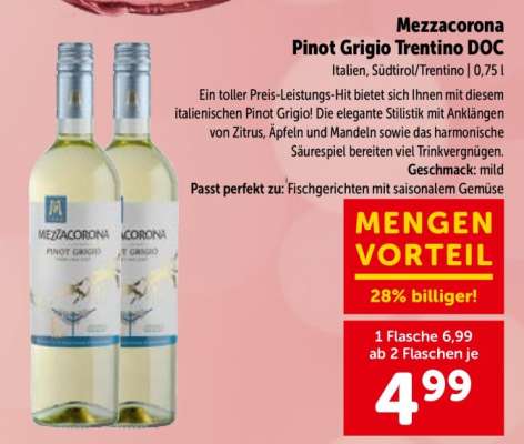 Mezzacorona Pinot Grigio Trentino DOC