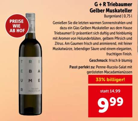 G + R Triebaumer Gelber Muskateller