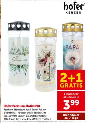 Hofer Premium Motivlicht