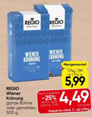REGIO Wiener Krönung
