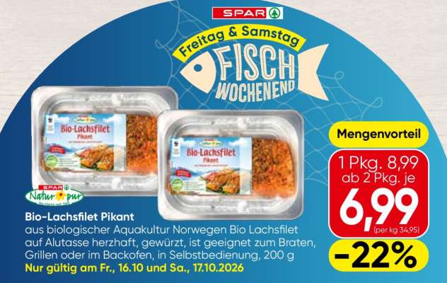 Bio-Lachsfilet Pikant