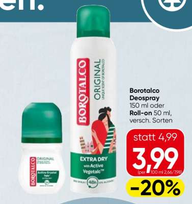 Borotalco Deospray