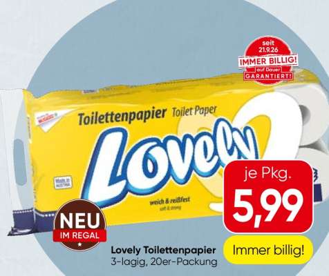 Lovely Toilettenpapier