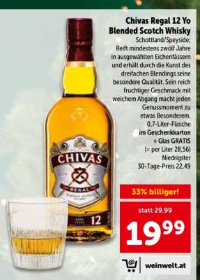 Chivas Regal 12 YO Blended Scotch Whisky