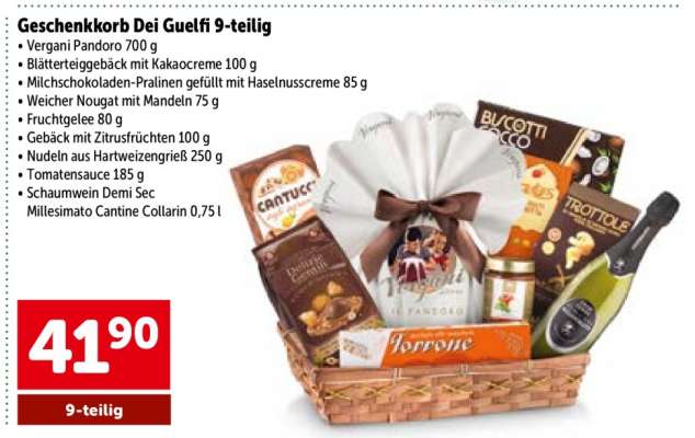 Geschenkkorb Dei Guelfi 9-teilig