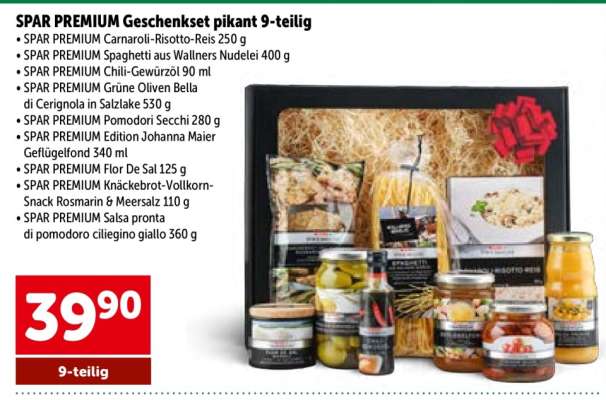 SPAR PREMIUM Geschenkset pikant 9-teilig