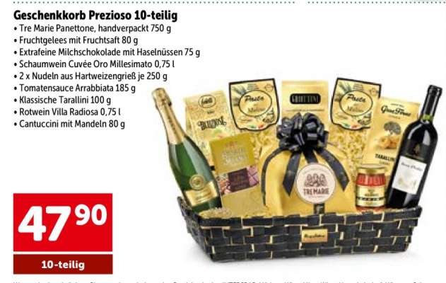 Geschenkkorb Prezioso 10-teilig