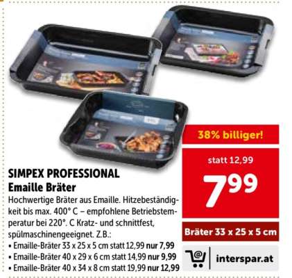 SIMPEX Professional Emaille-Bräter