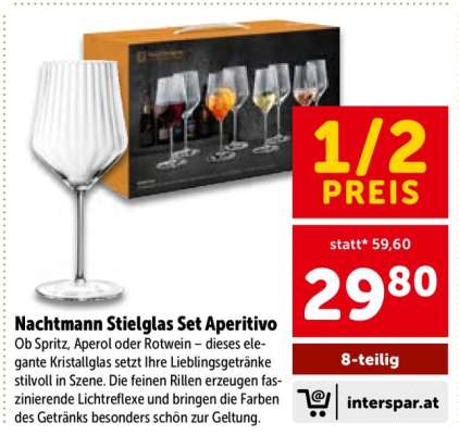 Nachtmann Stielglas Set Aperitivo