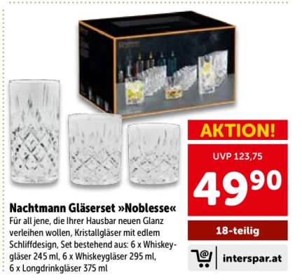 Nachtmann Gläserset »Noblesse«