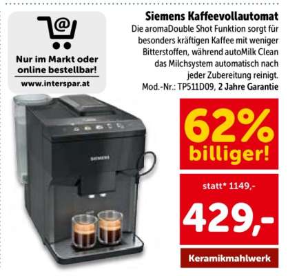Siemens Kaffeevollautomat