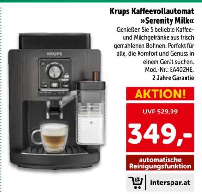 Kaffeevollautomat »Serenity Milk«