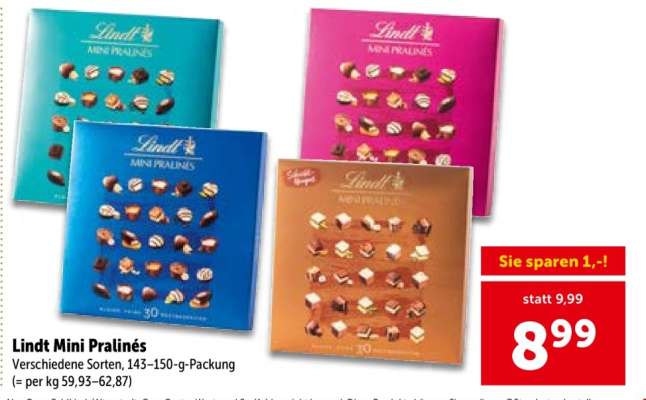 Lindt Mini Pralinés