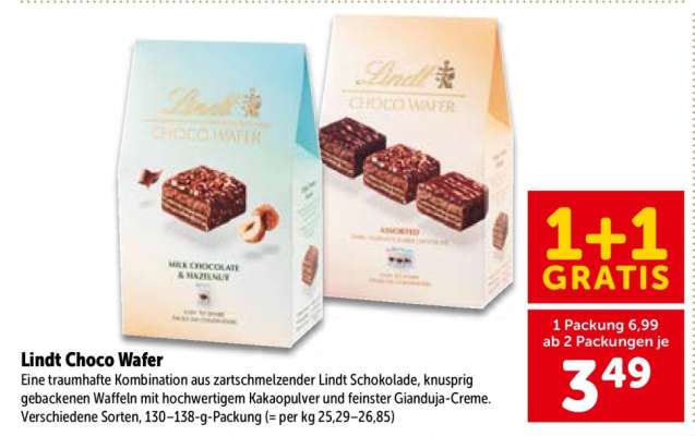 Lindt Choco Wafer