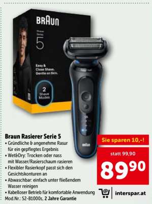 Braun Rasierer Serie 5