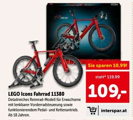 LEGO Icons Fahrrad 11380