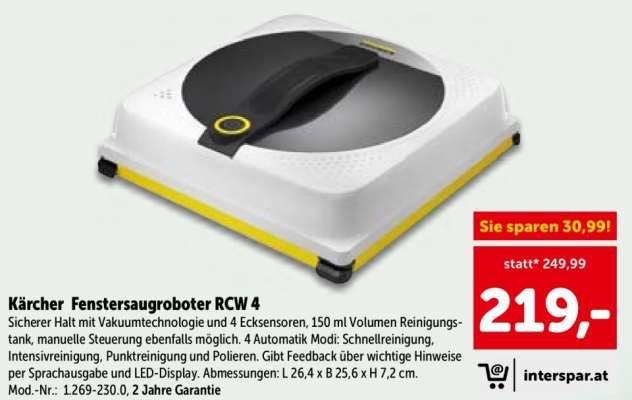 Kärcher Fenstersaugerroboter RCW 4