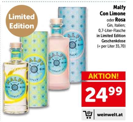 Malfy Con Limone oder Rosa