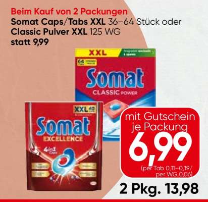 Somat Caps/Tabs XXL oder Classic Pulver XXL