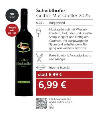 Scheiblhofer Gelber Muskateller 2025
