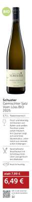 Schuster Gemischter Satz Vom Löss BIO 2025
