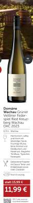 Domäne Wachau Grüner Veltliner Federspiel Ried Kreuzberg Wachau DAC 2023