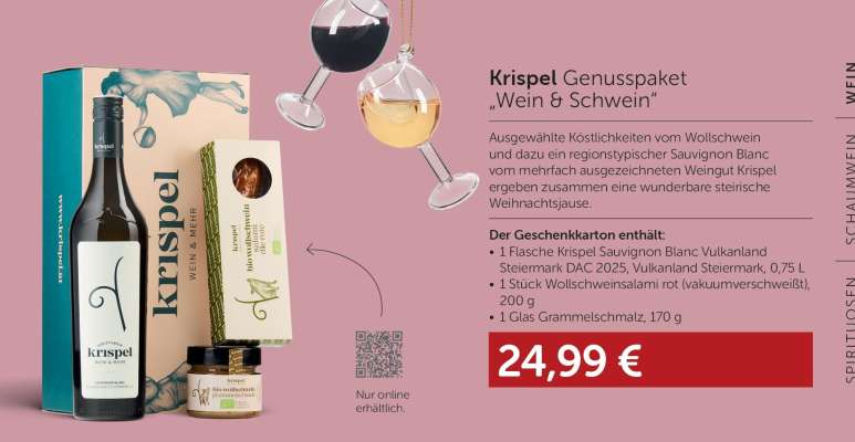Krispel Genuss­paket „Wein & Schwein“