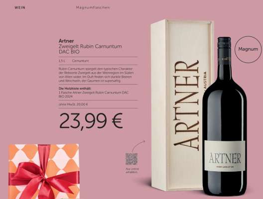 Artner Zweigelt Rubin Carnuntum DAC BIO