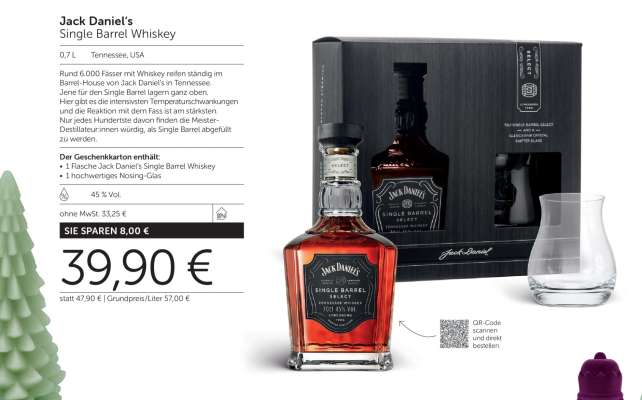 Jack Daniel's Single Barrel Whiskey