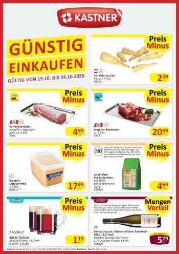 Angebote KASTNER - 19.10.2026 - 24.10.2026.