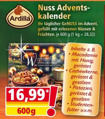 Nuss Adventskalender