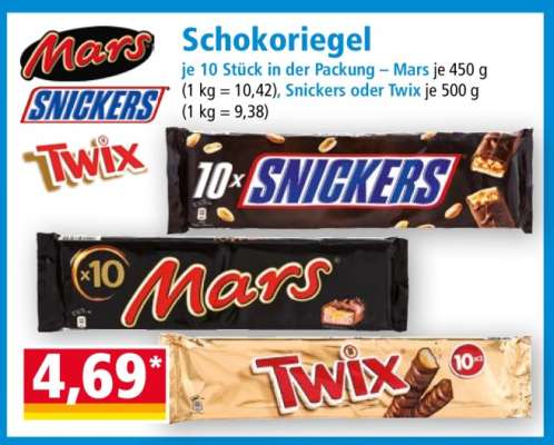 Mars/Snickers/Twix