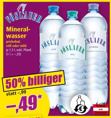 Vöslauer Mineralwasser