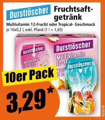 Durstlöscher Fruchtsaftgetränk