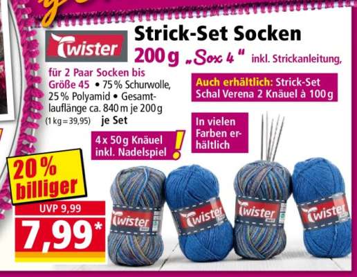 Strick-Set Socken
