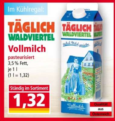 TÄGLICH WALDVIERTEL Vollmilch