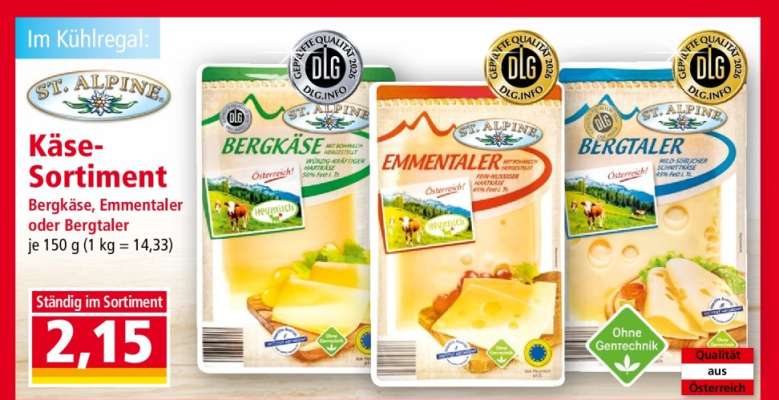 Käse-Sortiment