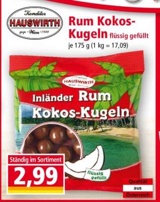 Rum Kokos-Kugeln