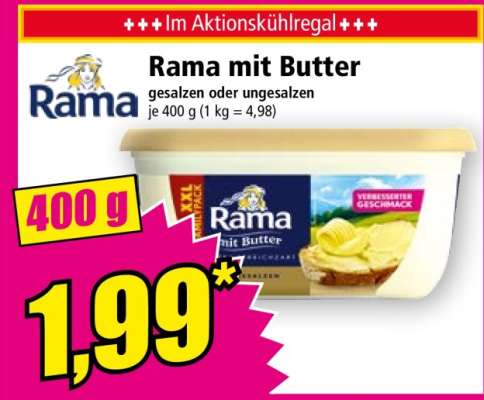 Rama mit Butter