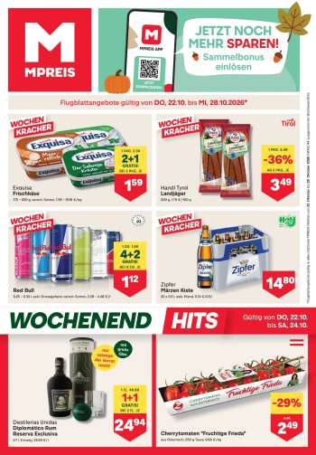 Angebote MPREIS - 22.10.2026 - 28.10.2026.