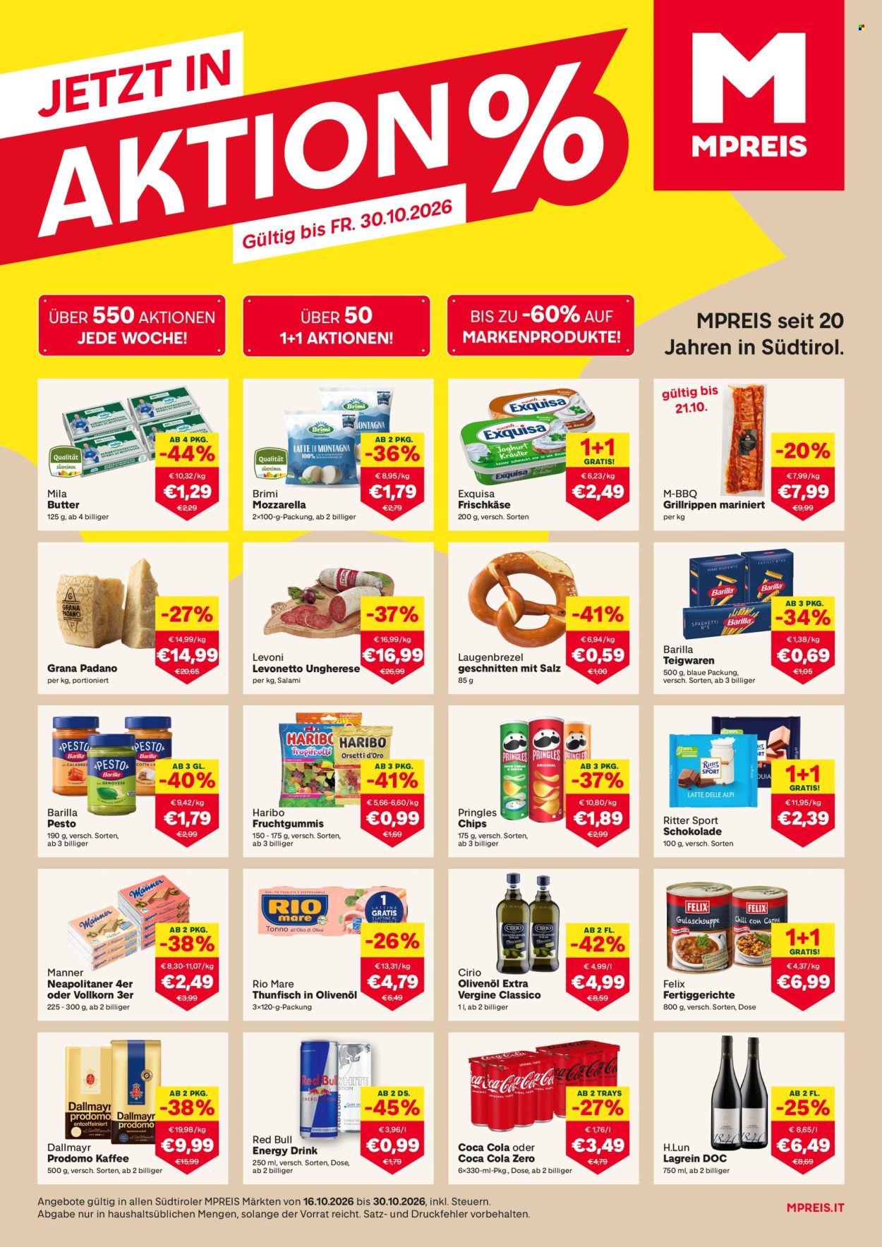 Angebote MPREIS - 18.10.2026 - 30.10.2026. Seite 1