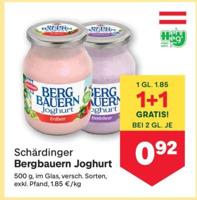 Schärdinger Bergbauern Joghurt