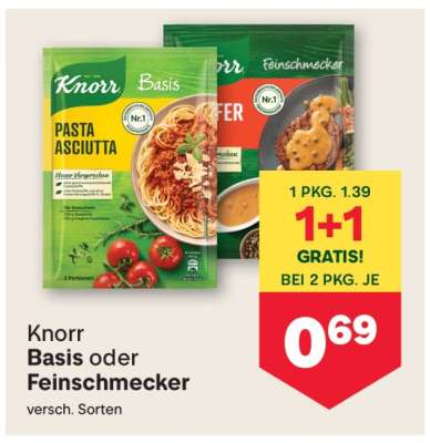 Knorr Basis oder Feinschmecker