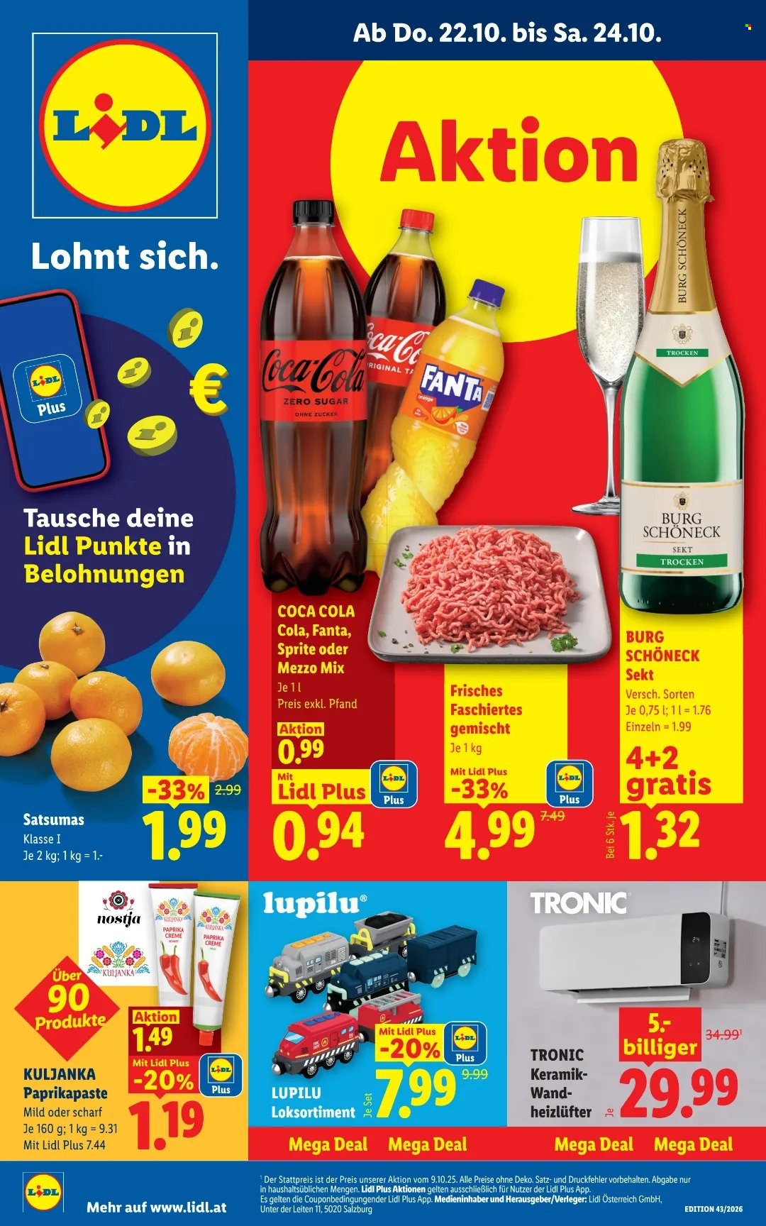Angebote Lidl - 22.10.2026 - 28.10.2026. Seite 1