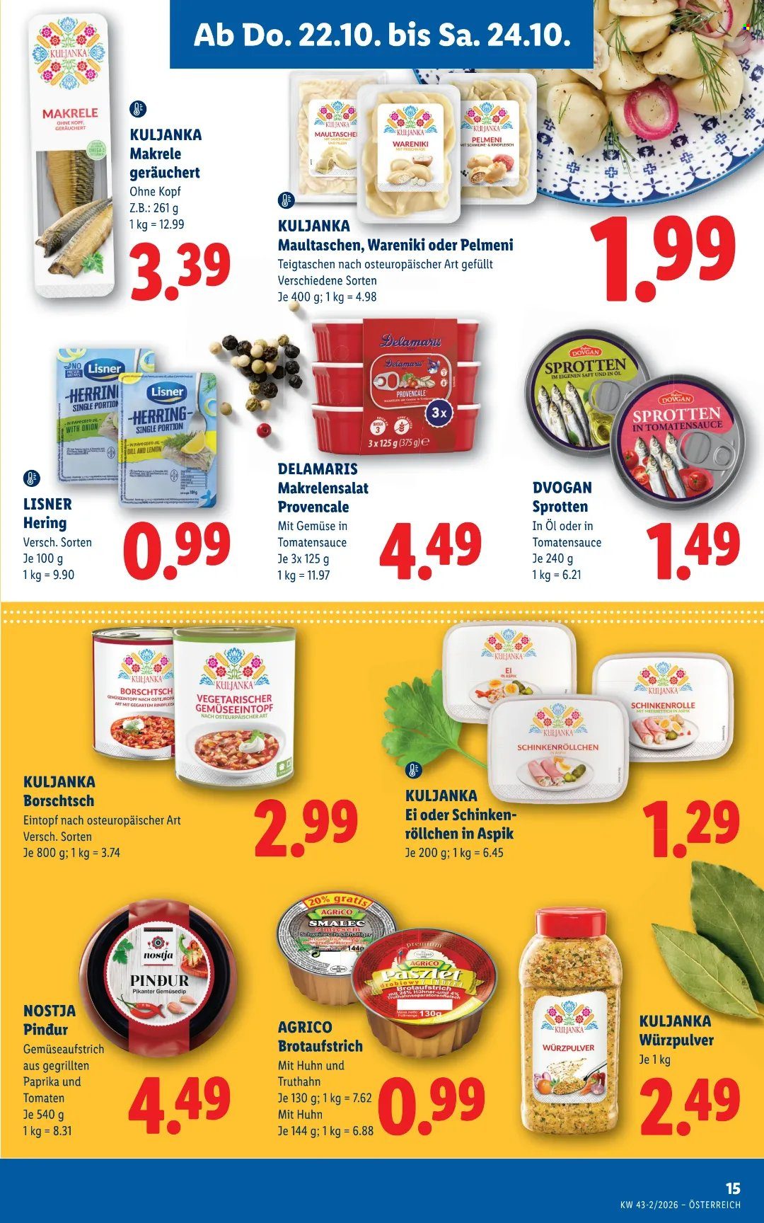 Angebote Lidl - 22.10.2026 - 28.10.2026. Seite 17