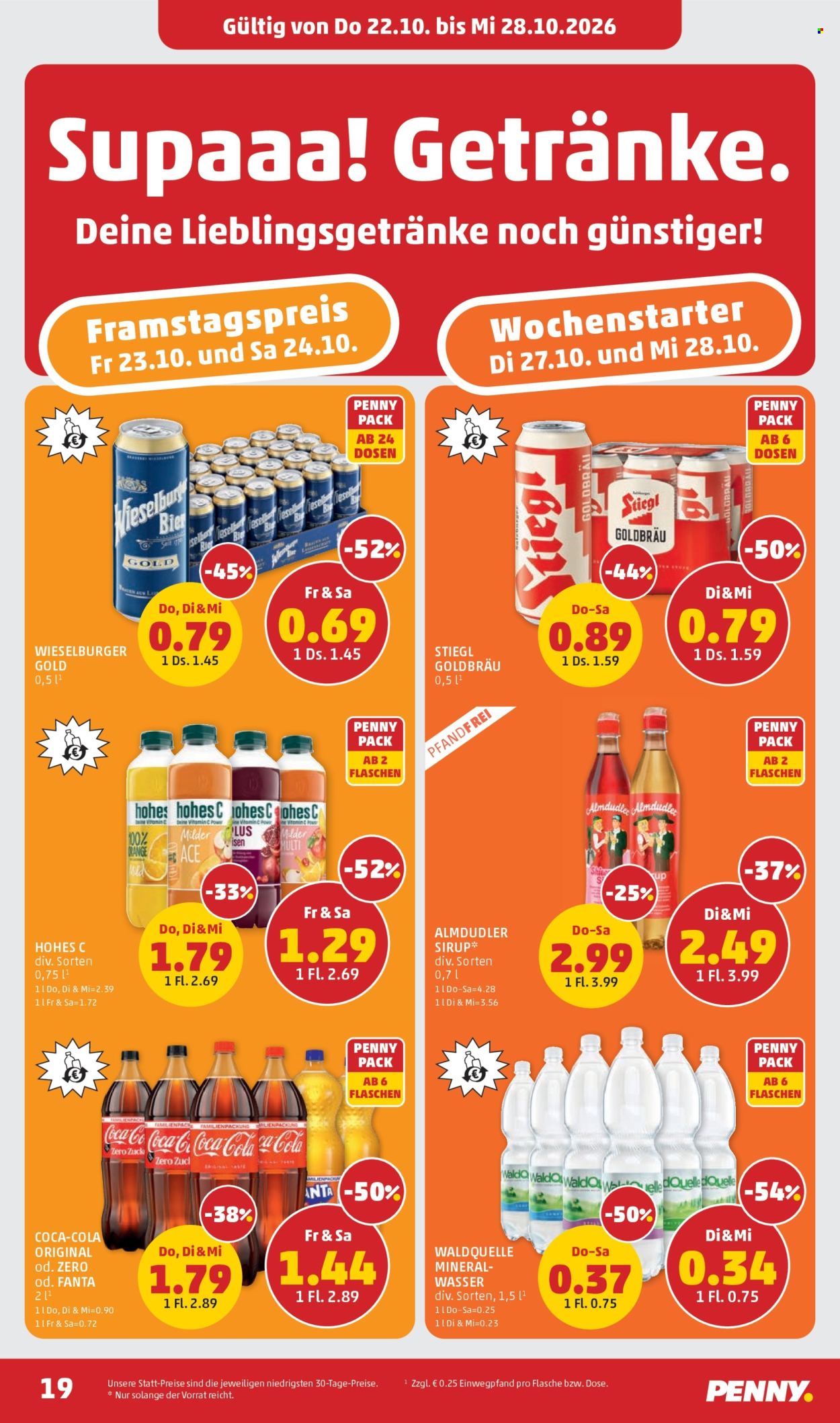 Angebote Penny - 22.10.2026 - 28.10.2026. Seite 19